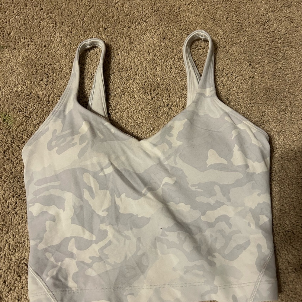 Gray Camouflage Tank Top